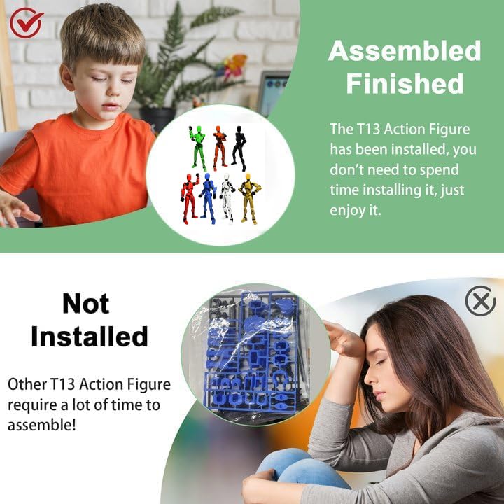 EIMONEY T13 multi joint doll with versatile joints for pose control