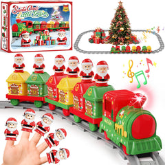 Einailvk Christmas train engine lights brighten toddler playtime for sensory joy