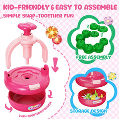 Einailvk flower-making machine enables easy assembly without tools.