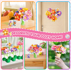Einailvk flower molds six provide realistic blossoms for craft projects.