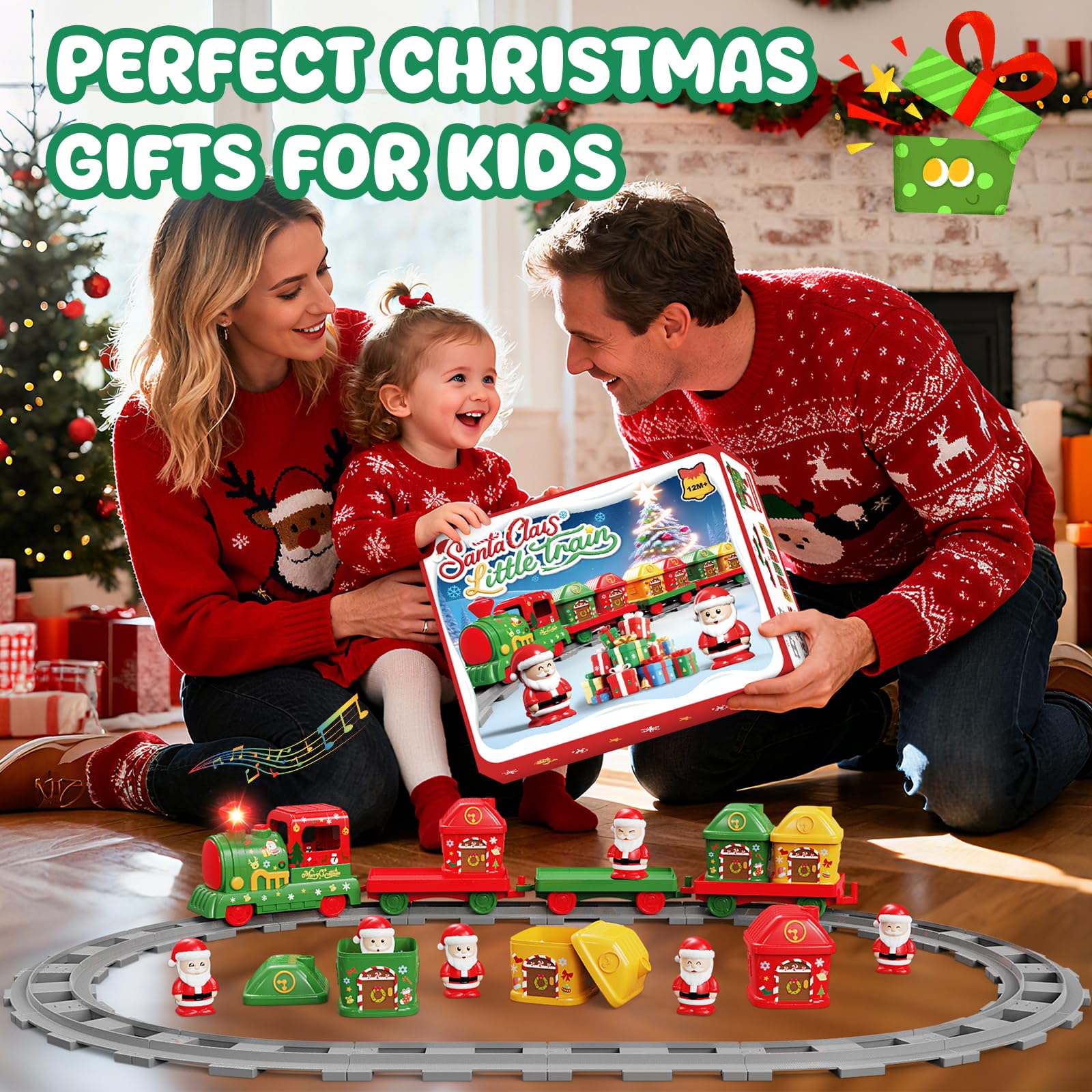 Einailvk around-tree layout showcases festive display and safe play