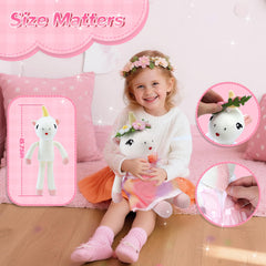 Eiranss Unicorns rainbow party dress adds color for storytelling adventures.