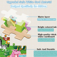 Eirenke wooden puzzle frame keeps pieces in place for easy completion