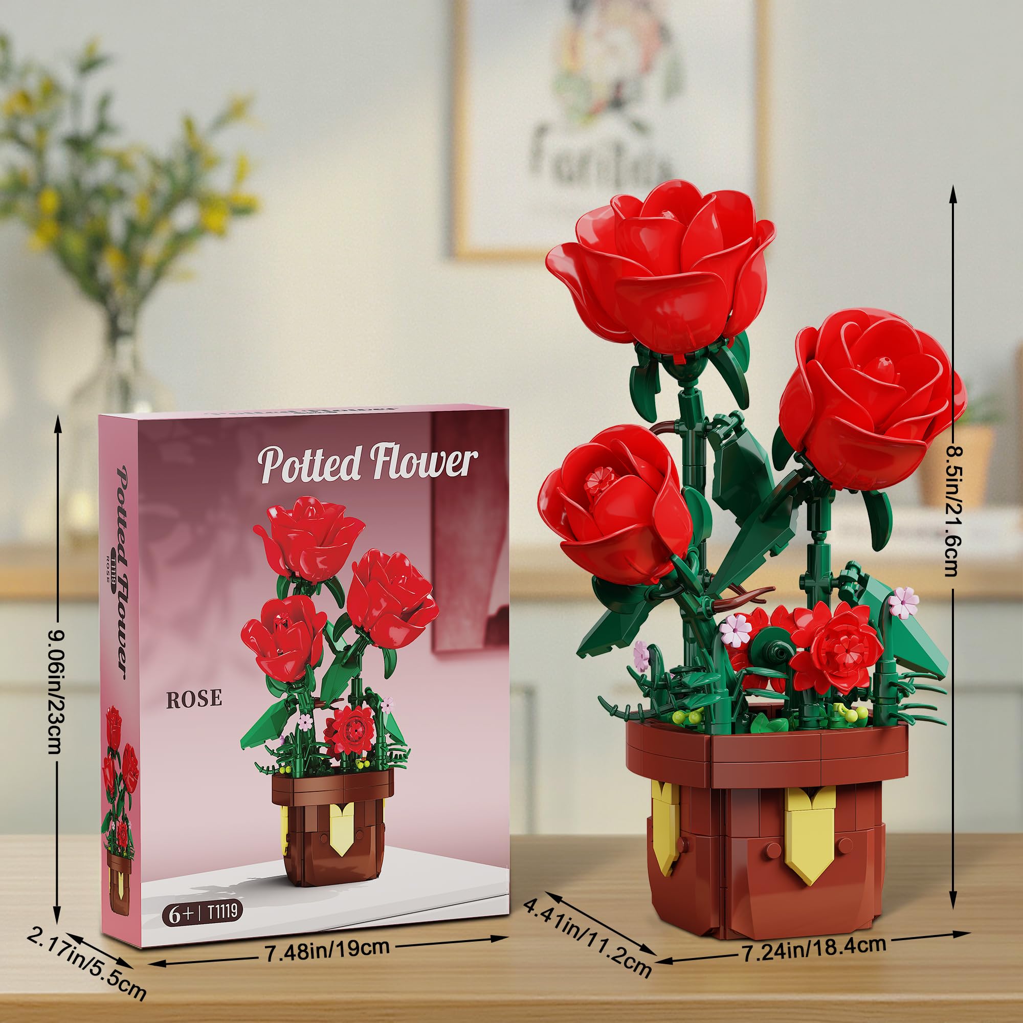 EITOLNR Gift Packaging Rose offers a thoughtful, lasting present.
