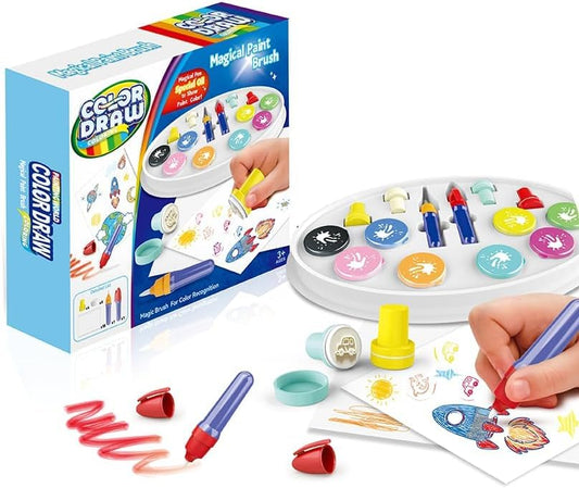 EJFOIEJ Magic Light Brush stamps set for pattern art and fine motor practice.
