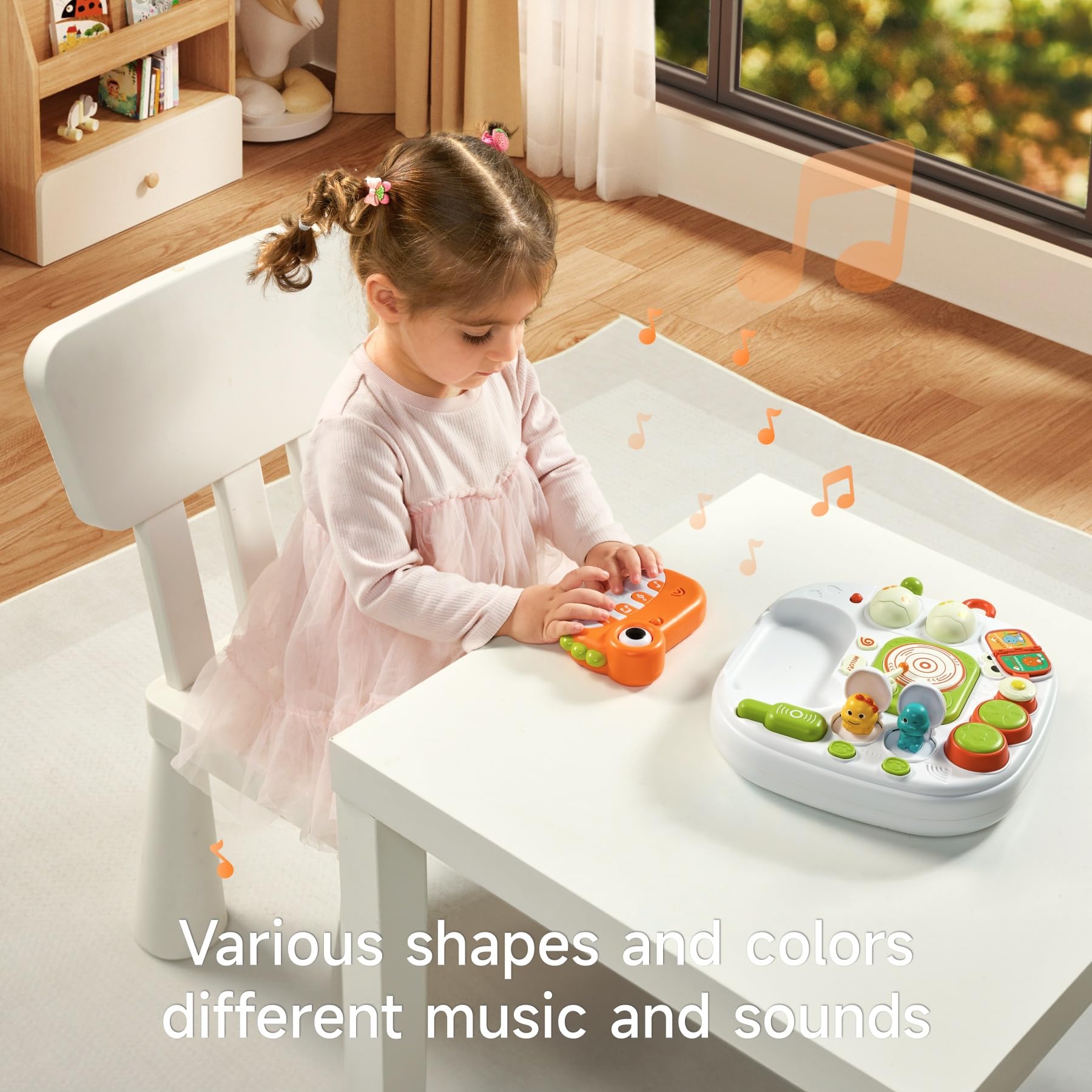 eJog Pup Baby Activity Table ABS plastic safety and smooth edges