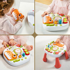 eJog Pup Baby Activity Table floor play engages kids during seated sessions