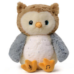 Ejog Pup Owl plush face invites gentle cuddling and bonding.