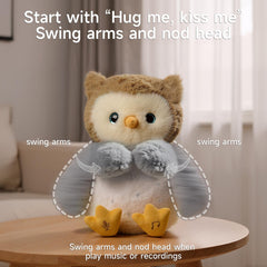 Ejog Pup Owl recording function captures baby memories.