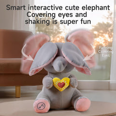 e Jog Pup Peek a Boo Elephant heart sways with music for engagement