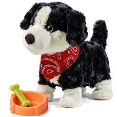 eJog Pup soft plush body, ideal for cuddles and nap time.