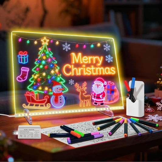 EKSPRINT LED Note Board with eight colors for vibrant art ideas
