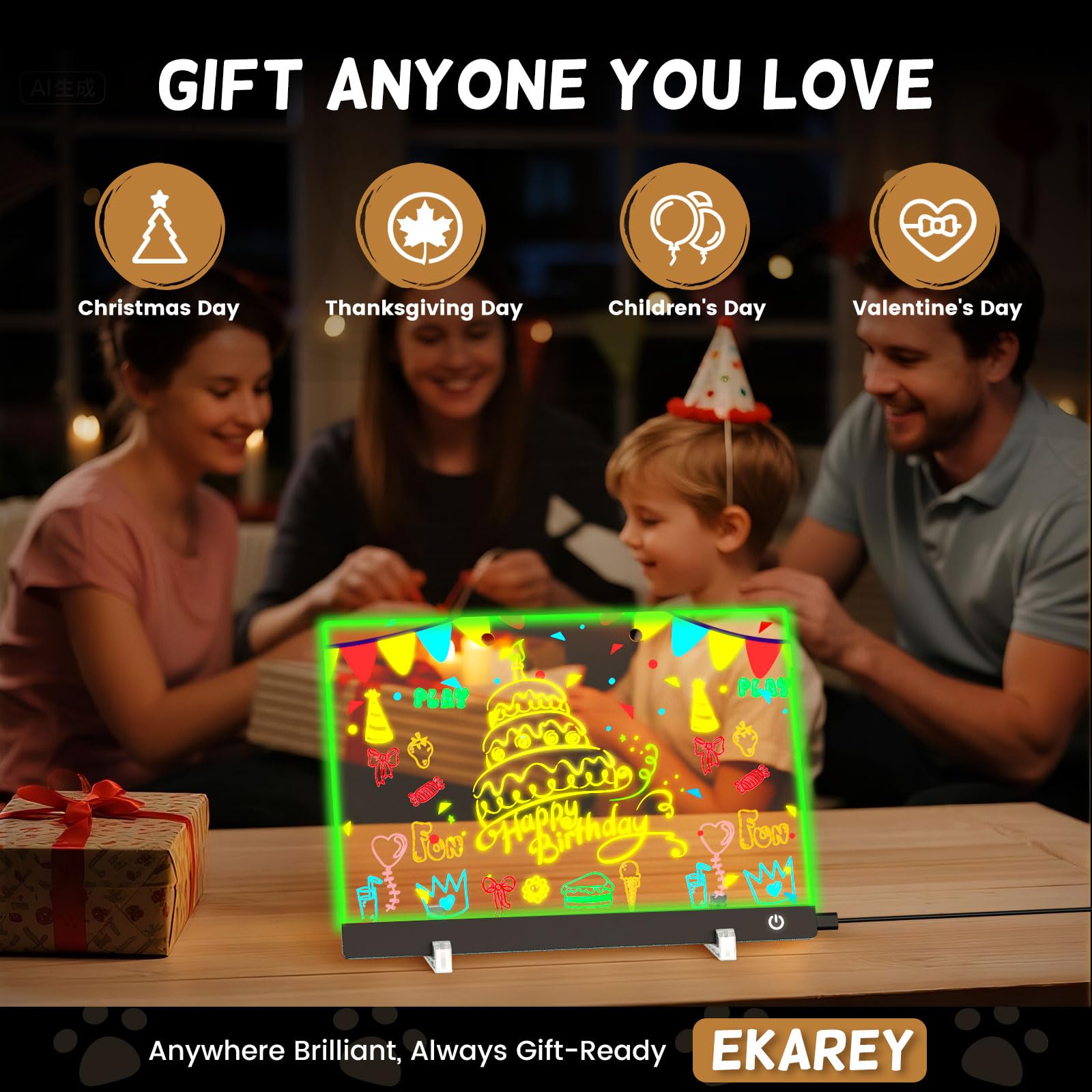 EKAREY all-in-one creative studio ready for glow art