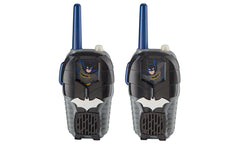 ekids Batman walkie talkies side view shows lightweight, durable construction for outdoor play.