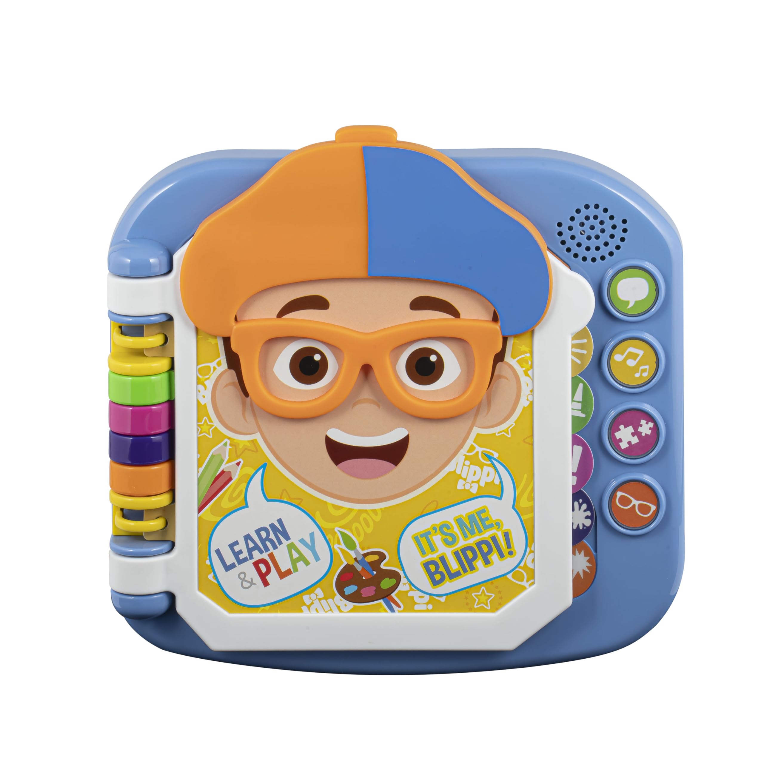 eKids Blippi Book cover with interactive ABC learning for on-the-go toddlers
