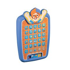 ekids Blippi tablet travel-friendly design ideal for road trips and flights.