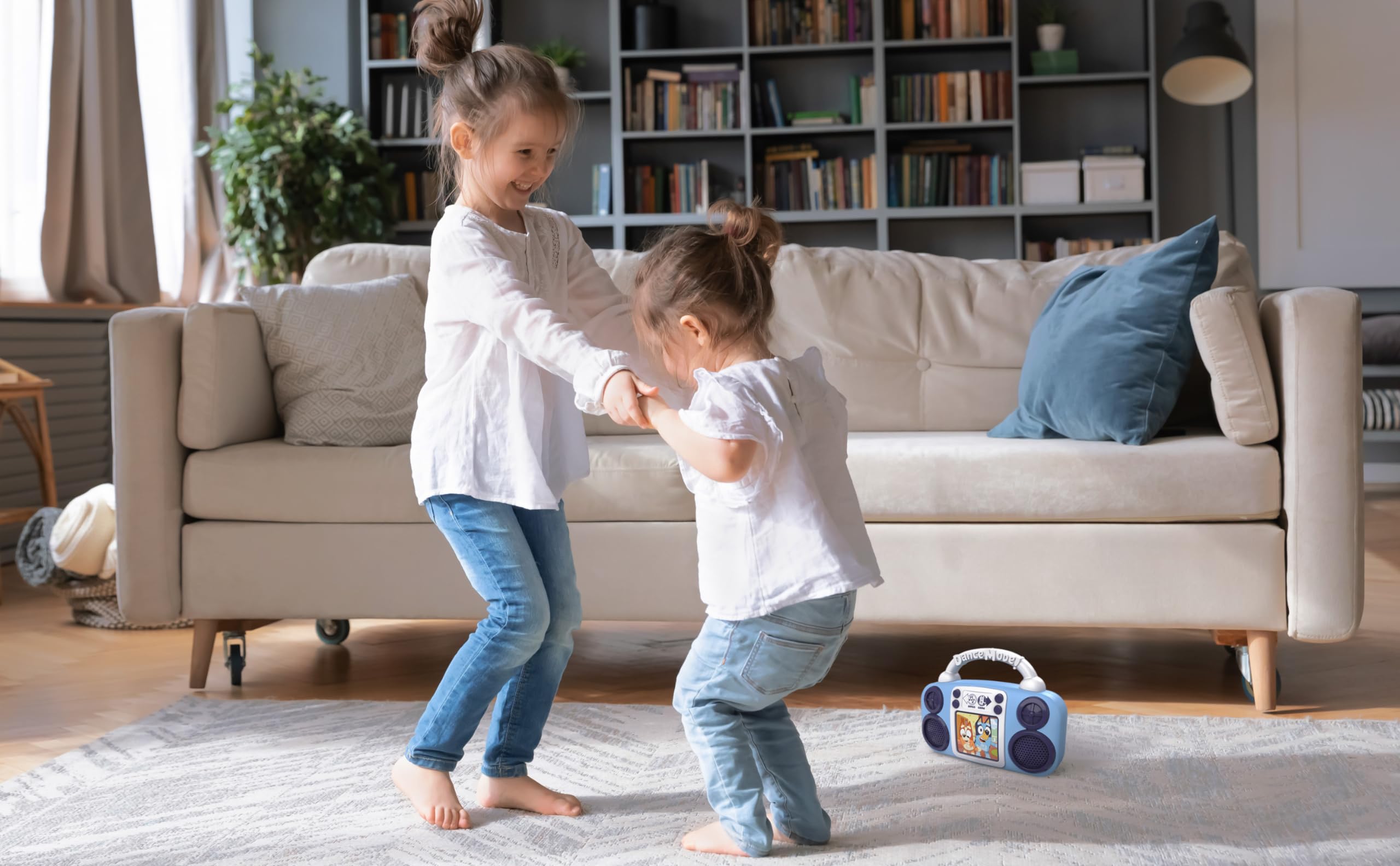 eKids Bluey Toy Music Player with light show that syncs to the music