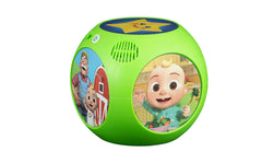 ekids Cocomelon musical toy front view with built-in rhymes for toddlers.