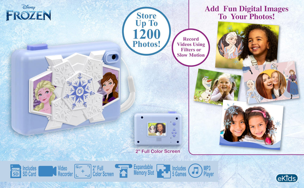 ekids Disney Frozen kids camera wrist strap allows easy handling
