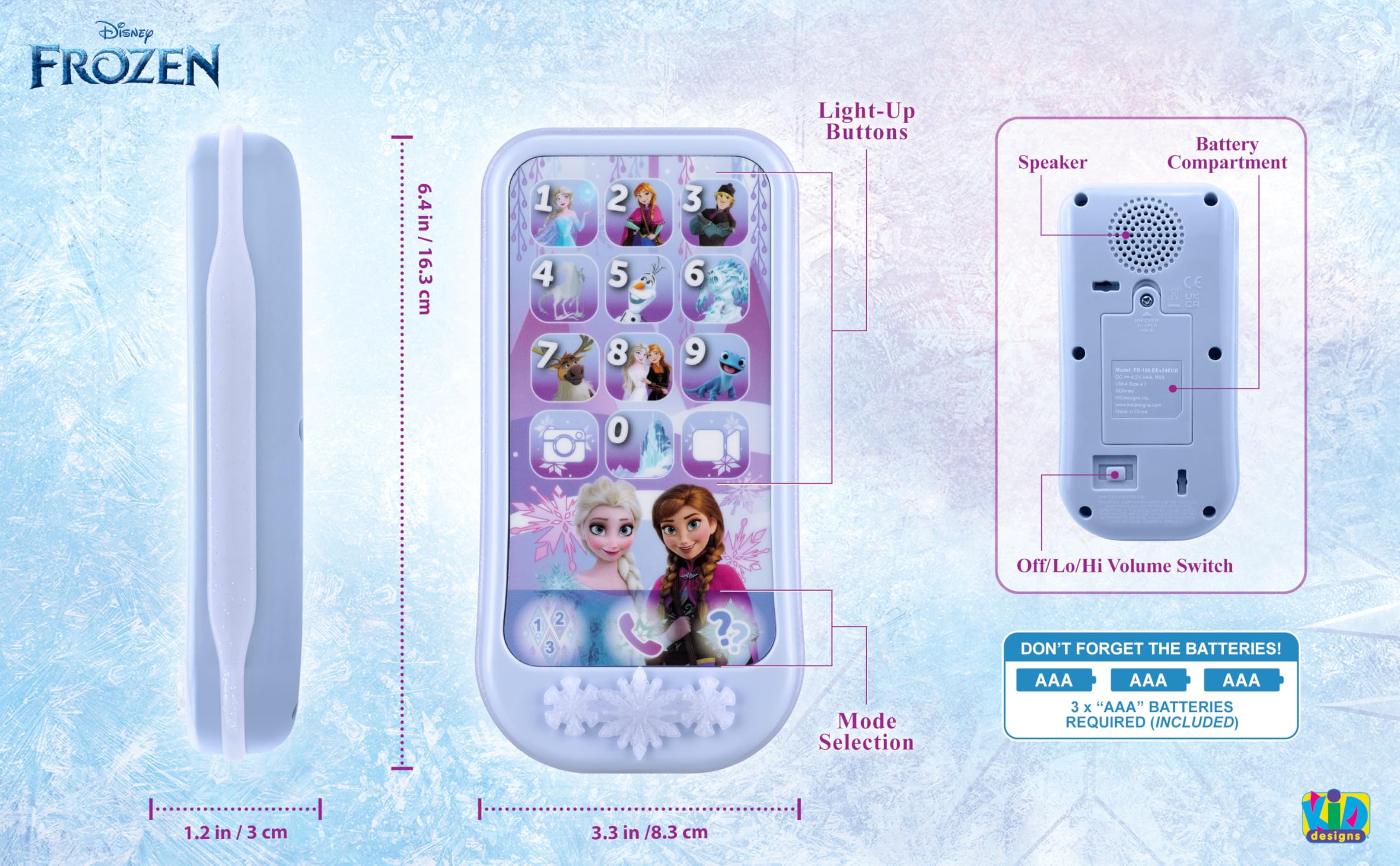 Pretend call mode invites imaginative conversations with Frozen characters