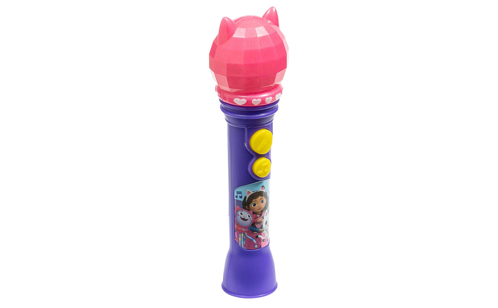 Gift-ready Gabby’s Dollhouse microphone for stocking stuffers by eKids.