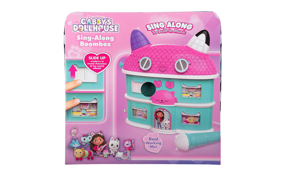 ekids Gabby karaoke session inspires singing and imaginative play.