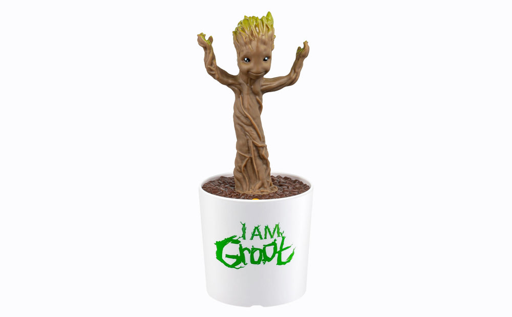 eKids Guardians of the Galaxy Baby Groot dancing figure in action with built-in song for playroom fun