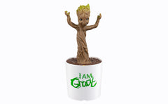 eKids Guardians of the Galaxy Baby Groot dancing figure in action with built-in song for playroom fun