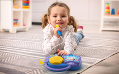 eKids kid-friendly controls keep little performers safe and engaged