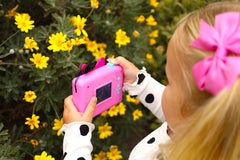ekids Minnie Mouse camera games add playful learning moments.
