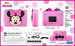 ekids Minnie Mouse camera gift-ready packaging for holidays.