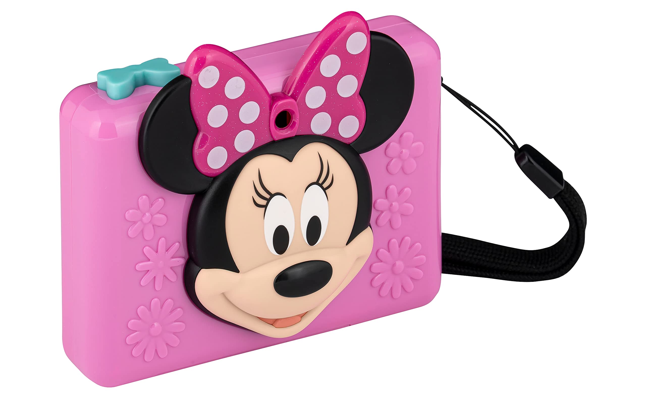 ekids Minnie Mouse camera in hand captures laughter and memories.