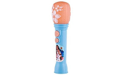 ekids moana toy microphone with flashing lights for stage performances.