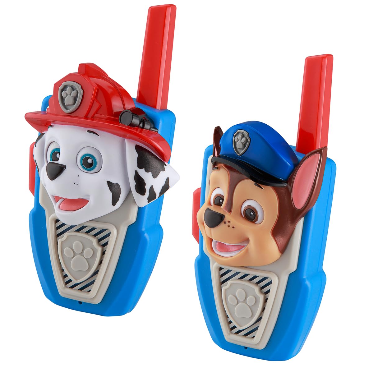 ekids Paw Patrol Chase design walkie talkie ideal for rescue-themed adventures.