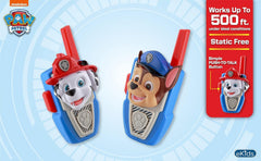 ekids Paw Patrol Marshall design walkie talkie adds firefighter mission vibes.