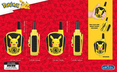 ekids Pokemon walkie talkie 500-foot-range supports outdoor coordination