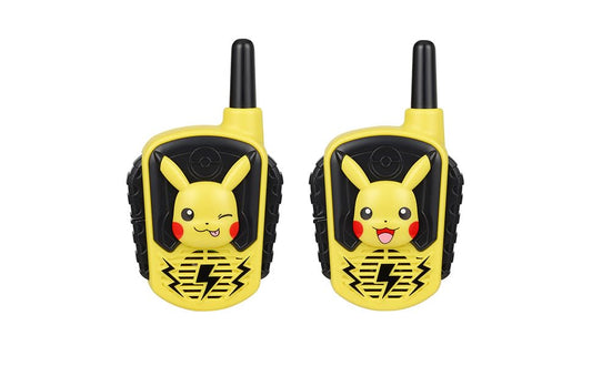ekids Pokemon walkie talkie Pikachu-design for kid-friendly communication during play