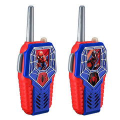 ekids Spider-Man walkie talkie pair play setup promotes cooperative games