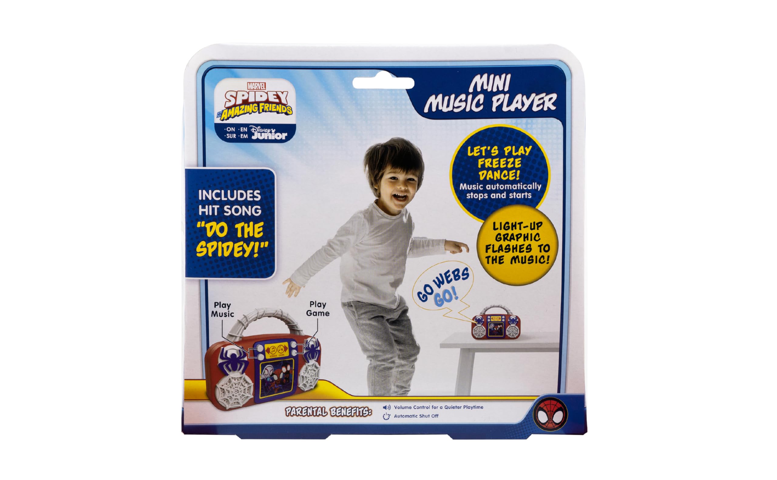 ekids Spidey toy music player supports shared family fun