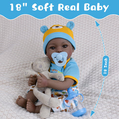 EKOKIZ Colin doll in soft cloth body for safe, cuddly play