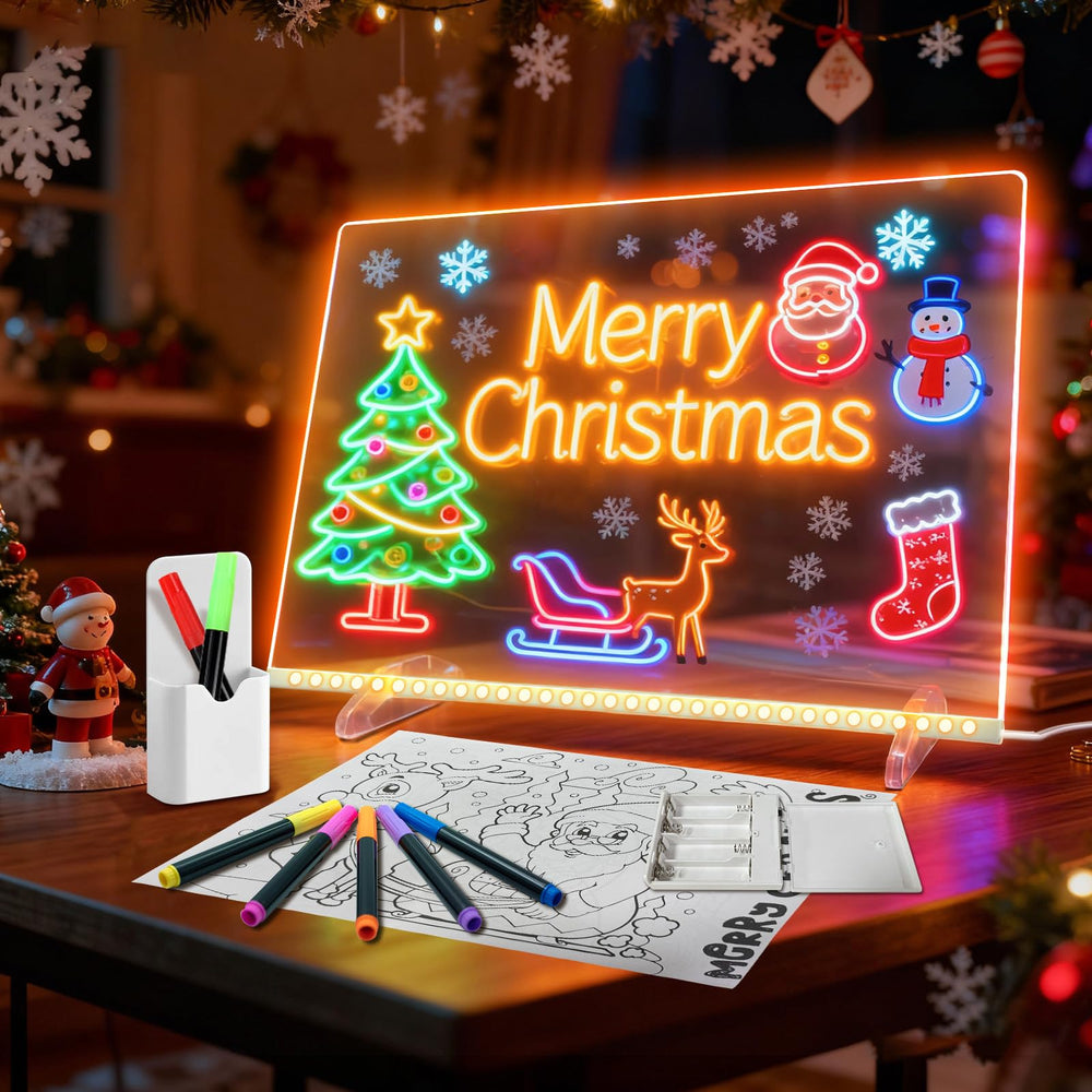 EKSPRINT LED Note Board illuminated acrylic surface for nighttime sketches.