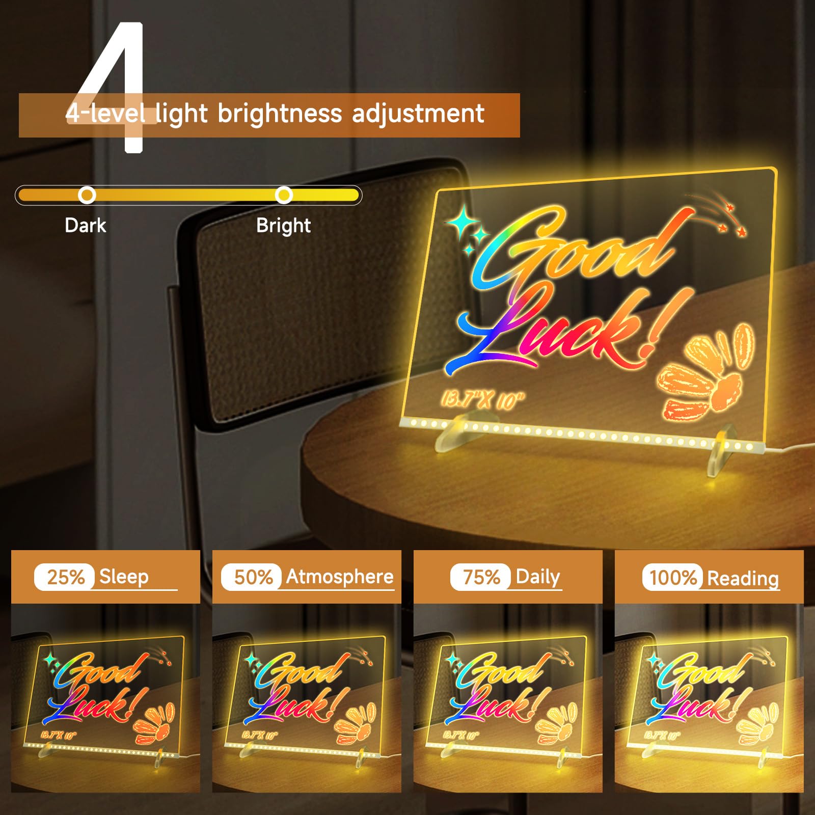 EKSPRINT Lumiboard wall mount kit for neon decor display