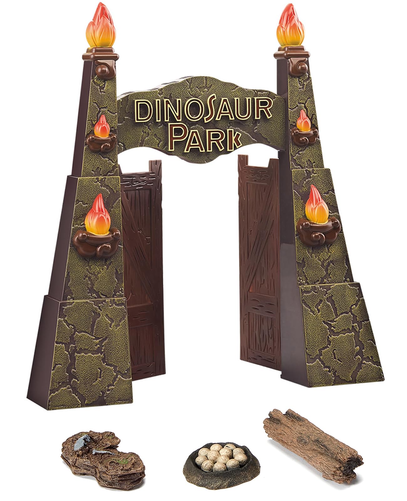 EKU EASYKU 12 inch dinosaur park gate for imaginative play and park scenes
