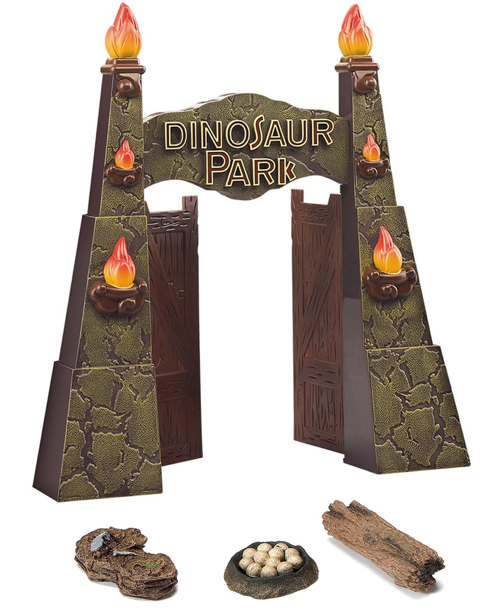 EKU EASYKU 12 inch dinosaur park gate for imaginative play and park scenes