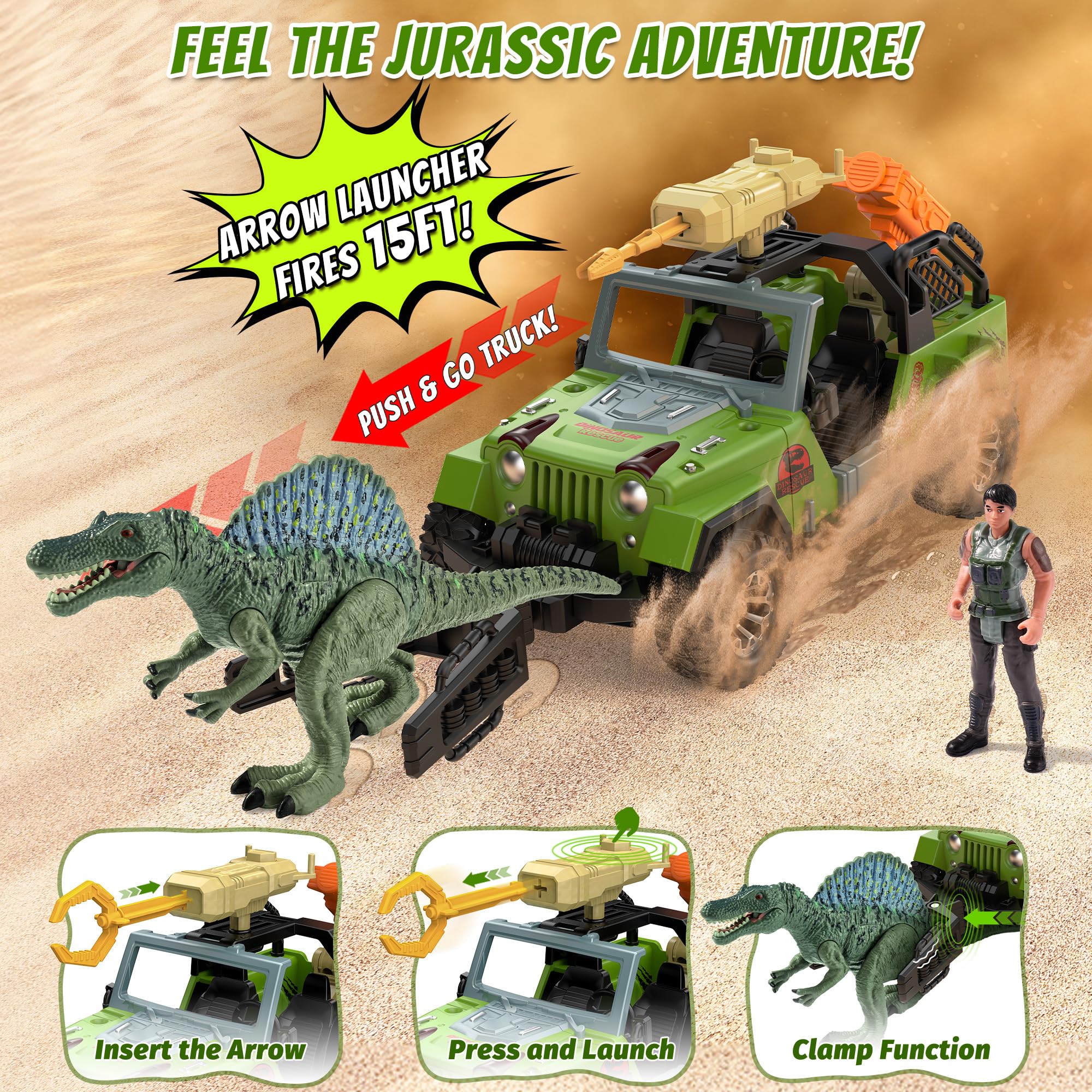 EKU Easyku clamp accessory for secure grabbing during dino adventures.