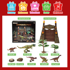 EKU EasyKU dinosaur park playset inspires imaginative scenes without batteries