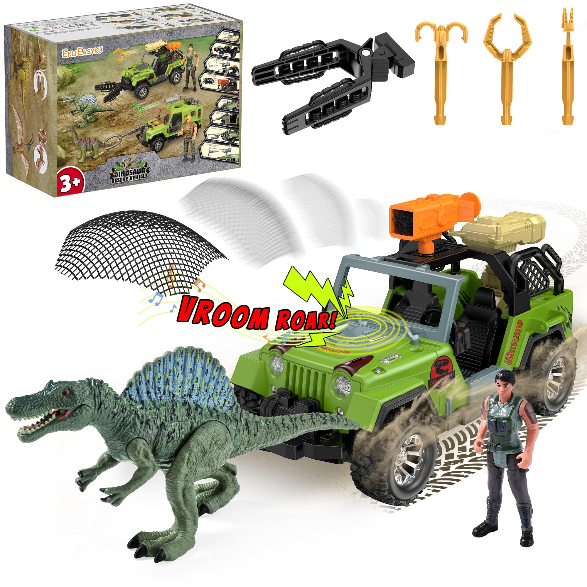 EKU Easyku Jurassic-inspired playset invites endless imaginative journeys.
