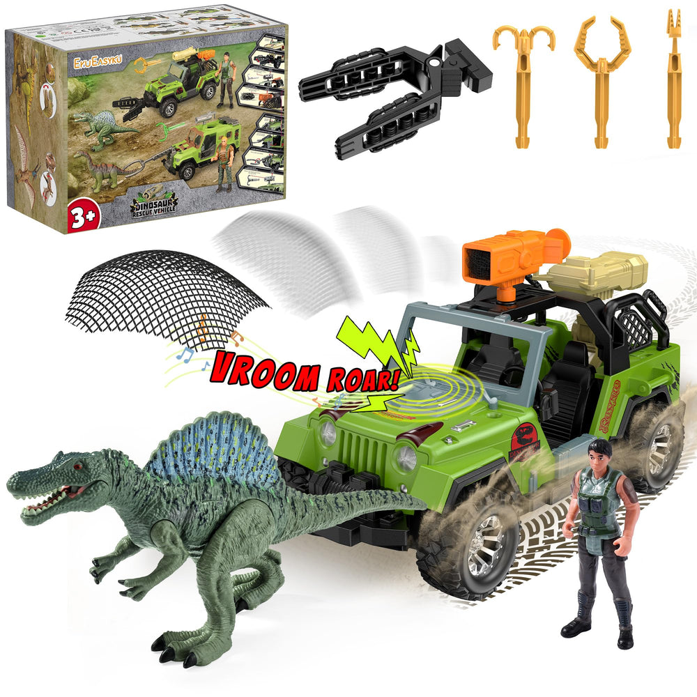 EKU Easyku Jurassic-inspired playset invites endless imaginative journeys.