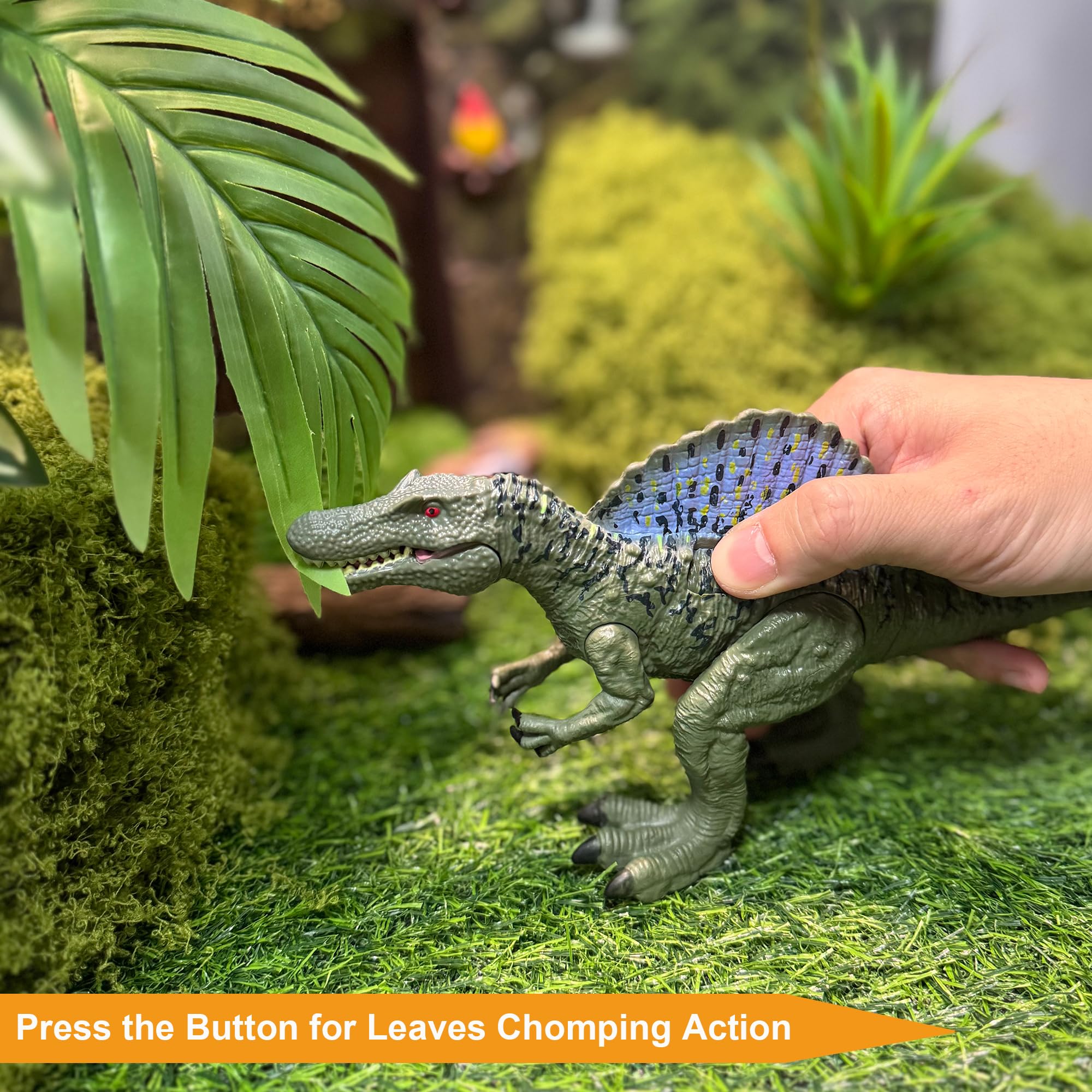 EKU EASYKU Spinosaurus attack motion figure for prehistoric battle scenes