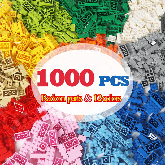 ekuzi 1000-piece building bricks compatible with Lego for seamless play